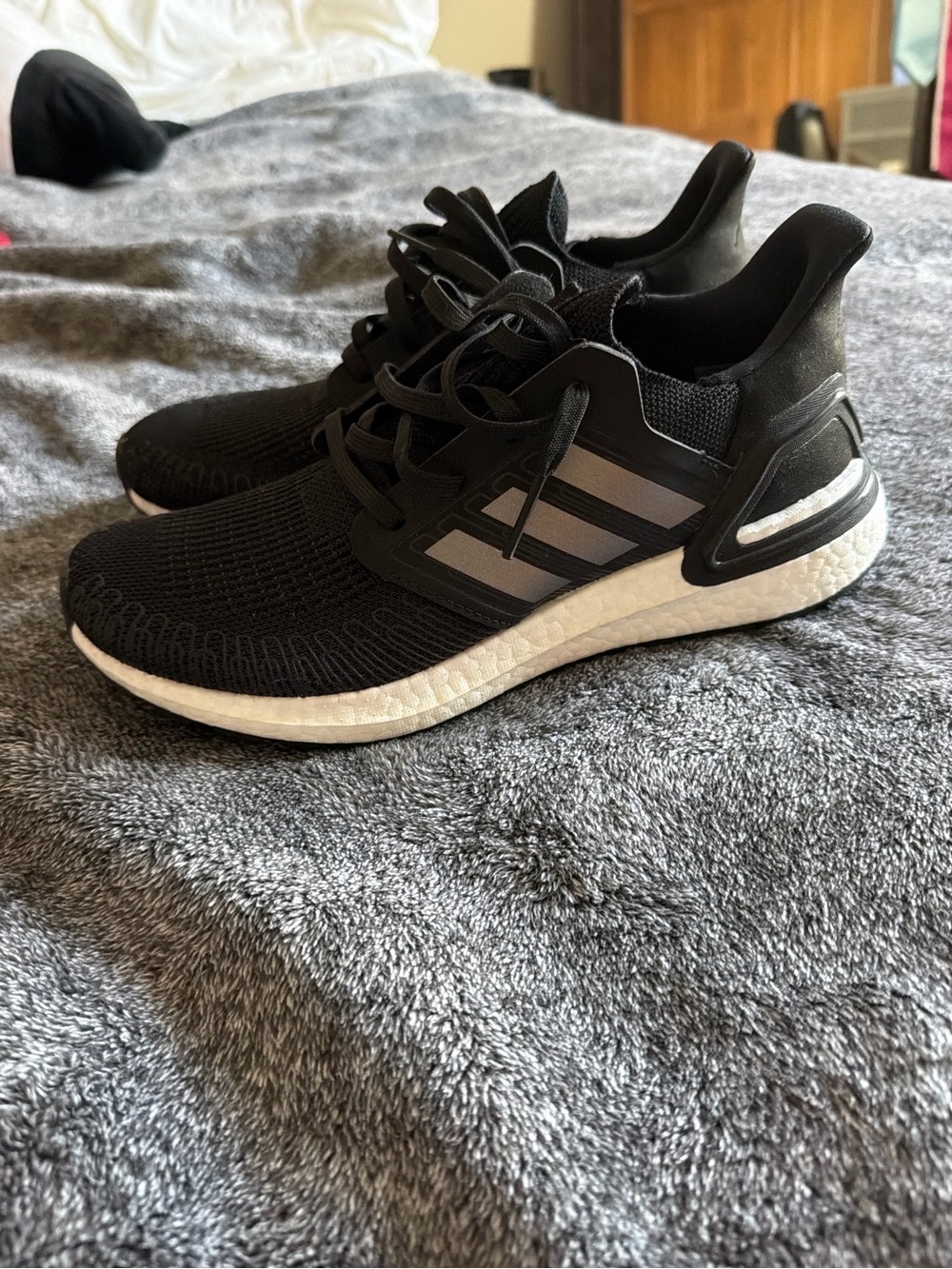adidas Black and white ultra boosts. NEVER WORN!